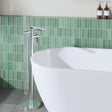 Aquarius Bathrooms Freestanding Bath Filler Chrome Aquarius Deco Freestanding Bath Shower Mixer with Kit and Waste