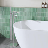 Aquarius Bathrooms Freestanding Bath Filler Chrome Aquarius Deco Freestanding Bath Shower Mixer with Kit and Waste