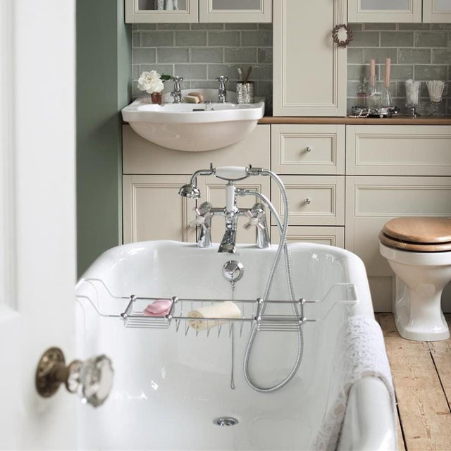 Heritage Bath Rack Chrome Heritage Adjustable Bath Rack