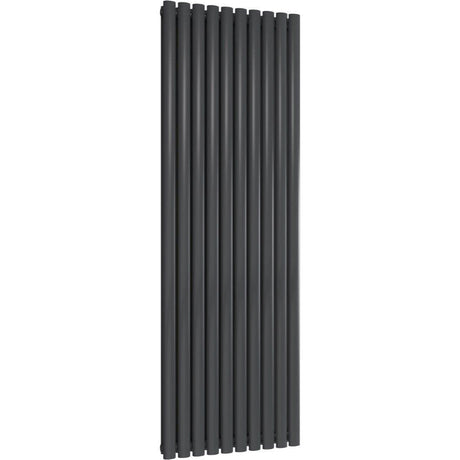 Aquarius Bathrooms Column Radiator 1800 x600mm / Anthracite Aquarius Athens Double Vertical Column Radiator