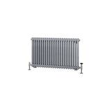 Eastbrook Column Radiator Eastbrook Rivassa Traditional 2 Column Radiator in Chrome Effect