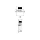 Roca Concealed Cistern ROCA Duplo One Tank Under Window Concealed Cistern