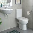 Aquarius Close Coupled Toilet Aquarius Willow Open Back Short Projection Close Coupled Toilet with Soft Close Seat