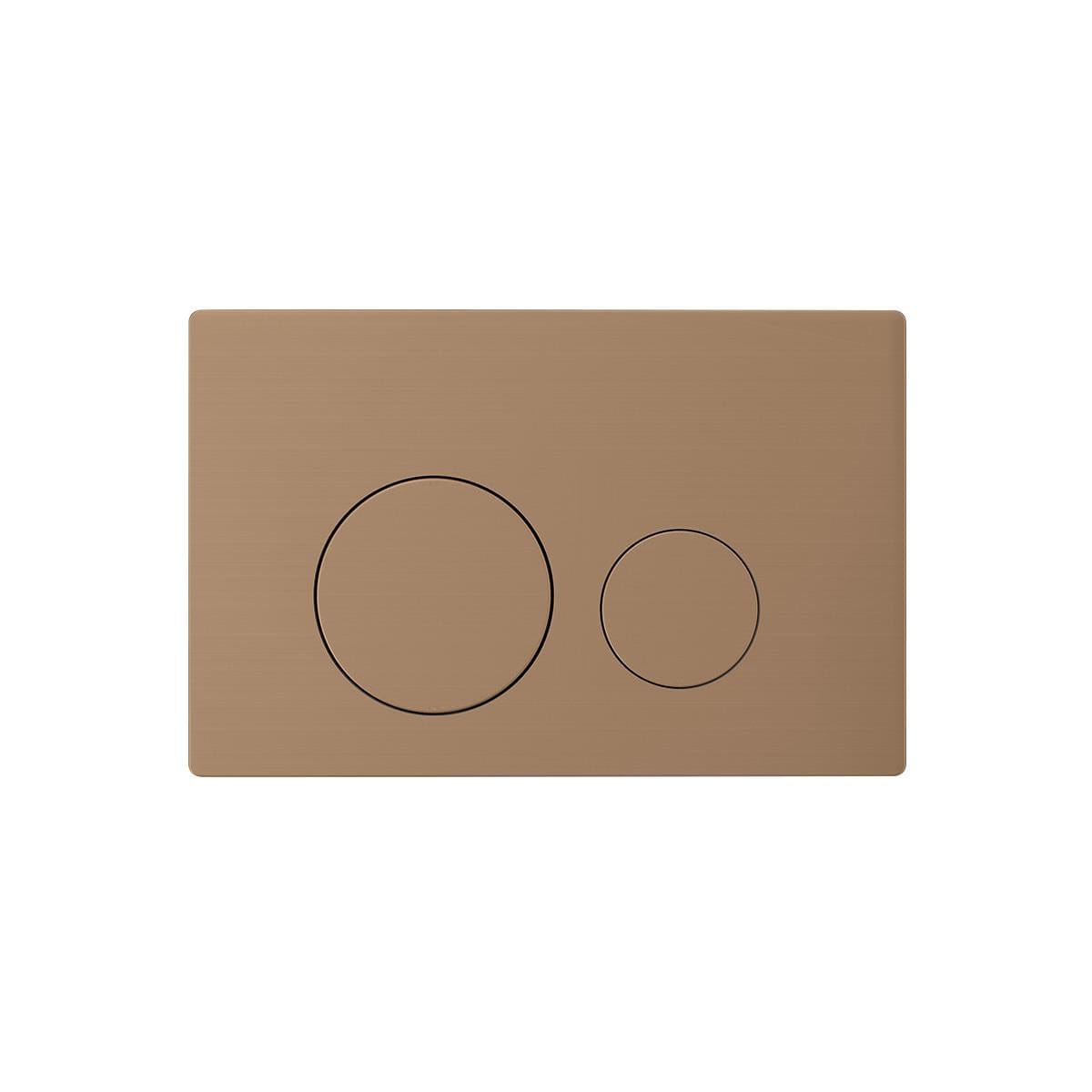 Imex Flush Plate Brushed Bronze Imex Round Button Stainless Steel Flush Plate (for IMFF01 & IMCC0 Cisterns)