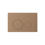 Imex Flush Plate Brushed Bronze Imex Round Button Stainless Steel Flush Plate (for IMFF01 & IMCC0 Cisterns)