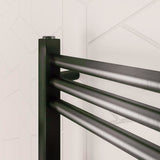 Eastbrook Wendover Straight Heated Towel Rail in Brushed Gunmetal