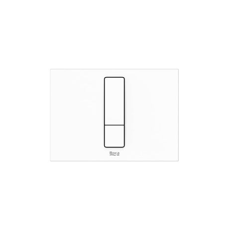 Roca Flush Plate Matt White Roca Duplo-S PS4 Flush Plate