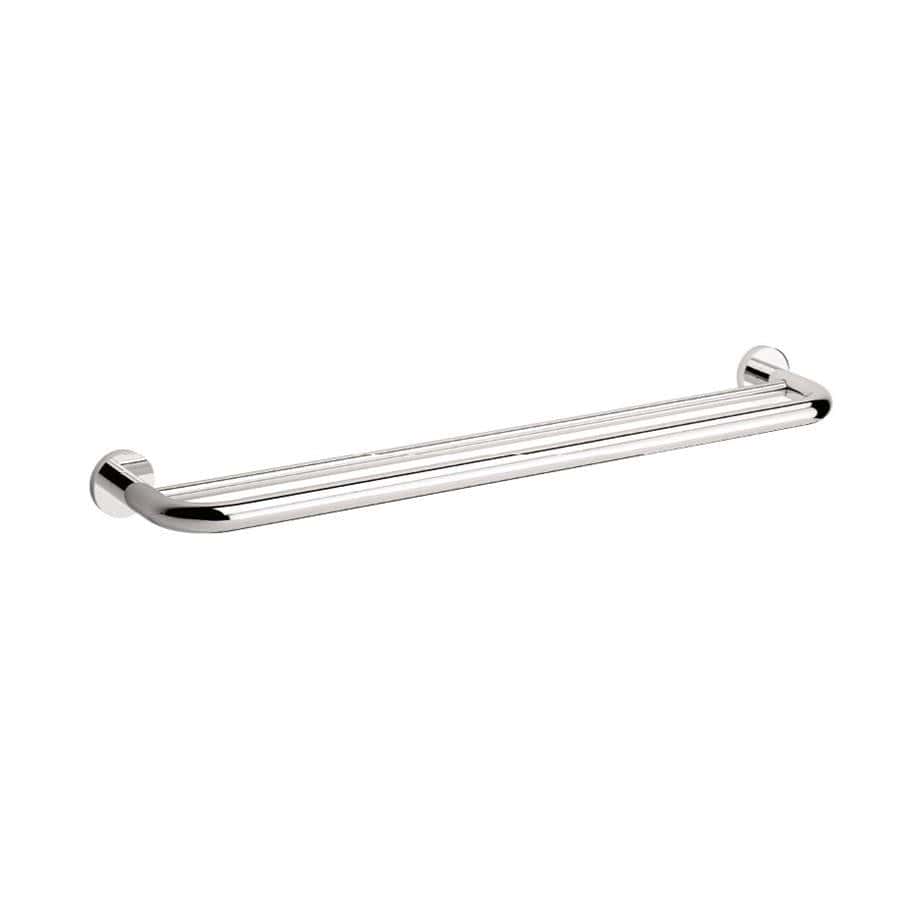 Crosswater Towel Rails and Rings Crosswater Central  Double Towel Rail 660mm in Chrome
