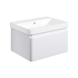 Aquarius Bathrooms Suites Aquarius Sophie 605mm Wall Hung Vanity Unit, Close Coupled Toilet, Tap and Fittings Bundle