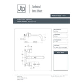 JTP Wall Mounted Basin Tap JTP VOS 3 Hole Wall Mounted Basin Mixer Tap