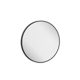 Crosswater Standard Mirror 600mm / Matt Black Crosswater Infinity Round Framed Mirror