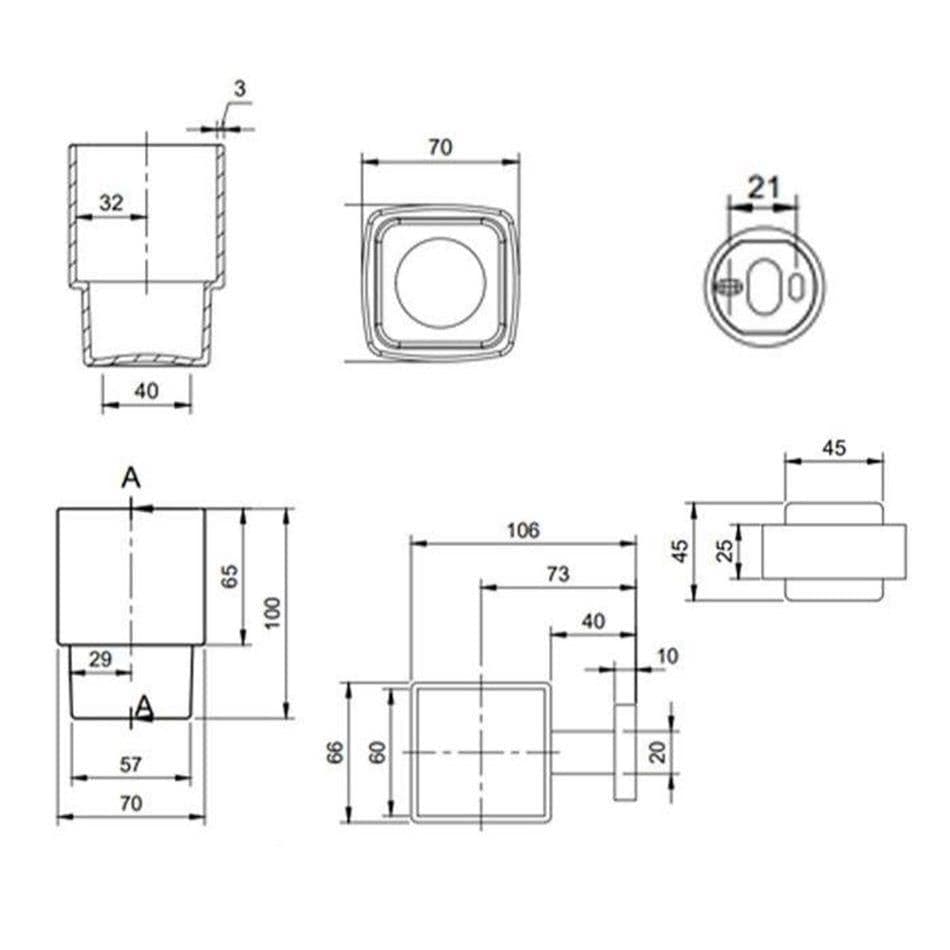 Villeroy & Boch Toothbrush Holder Villeroy & Boch Elements Striking Tumbler Holder