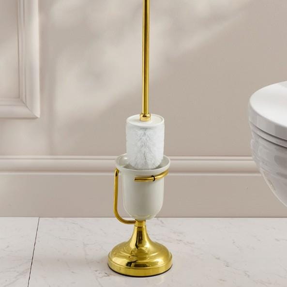 Miller Toilet Brush Miller Signature Freestanding Traditional Toilet Brush and Holder