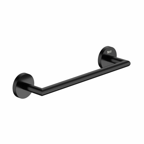 Roca Towel Rails and Rings Matt Black / 300mm Roca Hotels Round Towel Rail