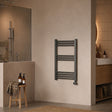 Aquarius Bathrooms Ladder Rail Anthracite Aquarius Ingle Vertical Electric Heated Towel Rail