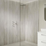 Multipanel Wall Panel Multipanel Contemporary Wall Panel in Jupiter Silver