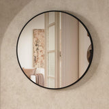 Crosswater Illuminated Mirror Crosswater Infinity Round Framed LED Illuminated Mirror