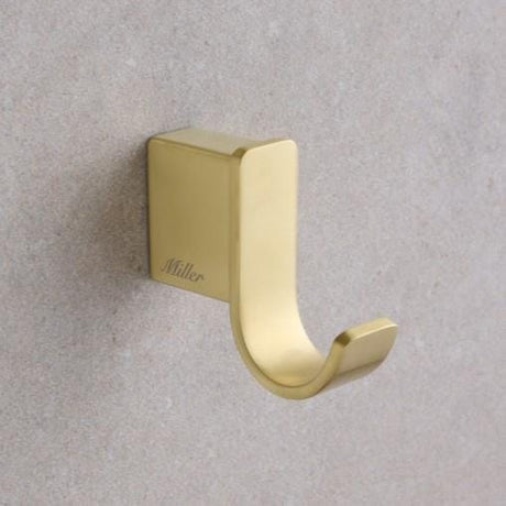 Miller Robe Hook Brushed Brass Miller Orlando Robe Hook