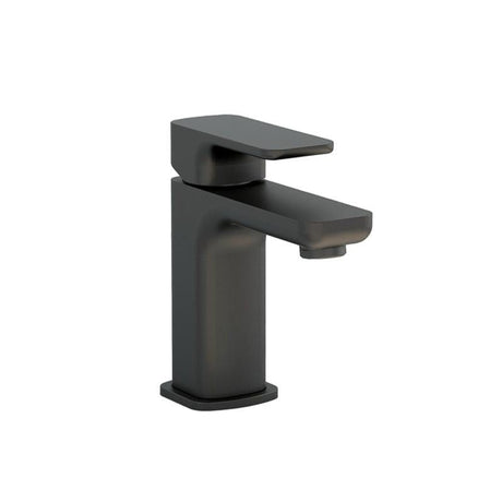 Imex Mono Basin Tap Matt Black Imex Blade Basin Mixer Tap with Universal Waste