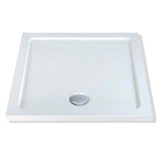 Aquarius Square Shower Tray Aquarius Vital Stone Resin Square Shower Tray