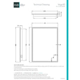 hib. Illuminated Mirror hib. Vega LED Illuminated Mirror