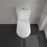 Villeroy & Boch Close Coupled Toilet Villeroy & Boch Hommage Traditional Close Coupled Toilet with Seat