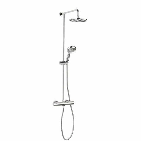 Crosswater Crosswater Fusion Exposed Shower Valve with Fixed Shower Head & Three Mode Handset in Chrome