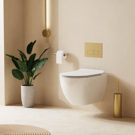 Crosswater Wall Hung Toilet Crosswater Glide II Wall Hung Rimless Toilet with Quick Release Soft Close Seat
