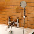 Burlington Bath Shower Mixer Chrome Burlington Riviera Bath Shower Mixer Tap with Shower Handset