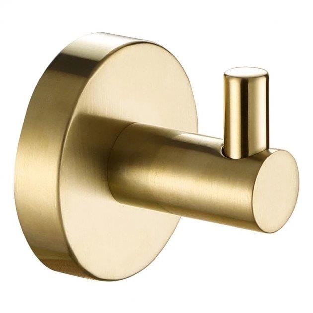 JTP Robe Hook Brushed Brass JTP VOS Single Robe Hook