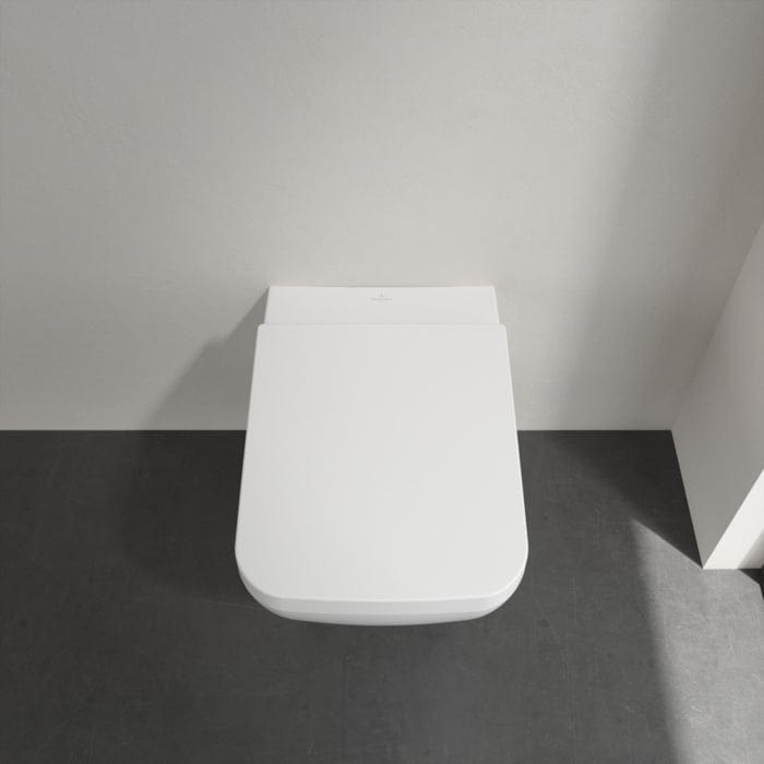 Villeroy & Boch Wall Hung Toilet Villeroy & Boch Venticello Wall Mounted Rimless Toilet with Soft Close Seat