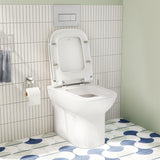Vitra Back To Wall Toilet VitrA S20 Back to Wall Toilet with Soft Close Seat