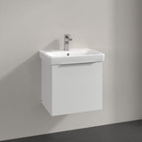 Villeroy & Boch Wall Mounted Vanity Unit White Villeroy & Boch Architectura Wall Hung Vanity Unit 500mm One Drawer with Basin