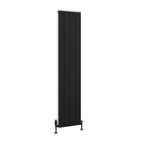 Eastbrook Charlton Vertical Aluminium Designer Radiator in Matt Black