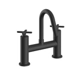 Heritage Bath Mixer Matt Black Heritage Salcombe Bath Filler Tap