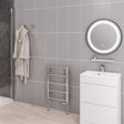 Eastbrook Ladder Rail 650 x 450 / Electric Only Eastbrook Tuscan Round Heated Towel Rail in Chrome