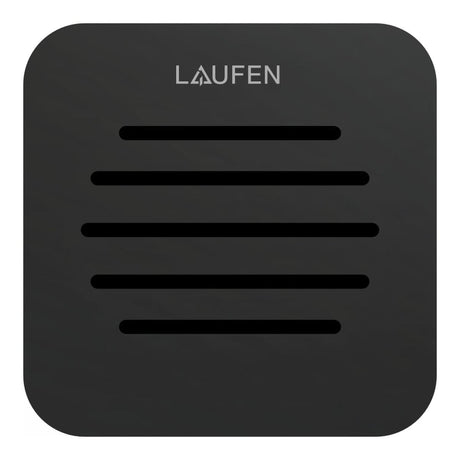 Laufen Wetroom Accessory Matt Black Laufen Marbond Alternative Shower Tray Waste Cover with Line Design