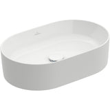 Villeroy & Boch Countertop Basin Villeroy & Boch Collaro 560mm Oval Countertop Basin in White Alpin