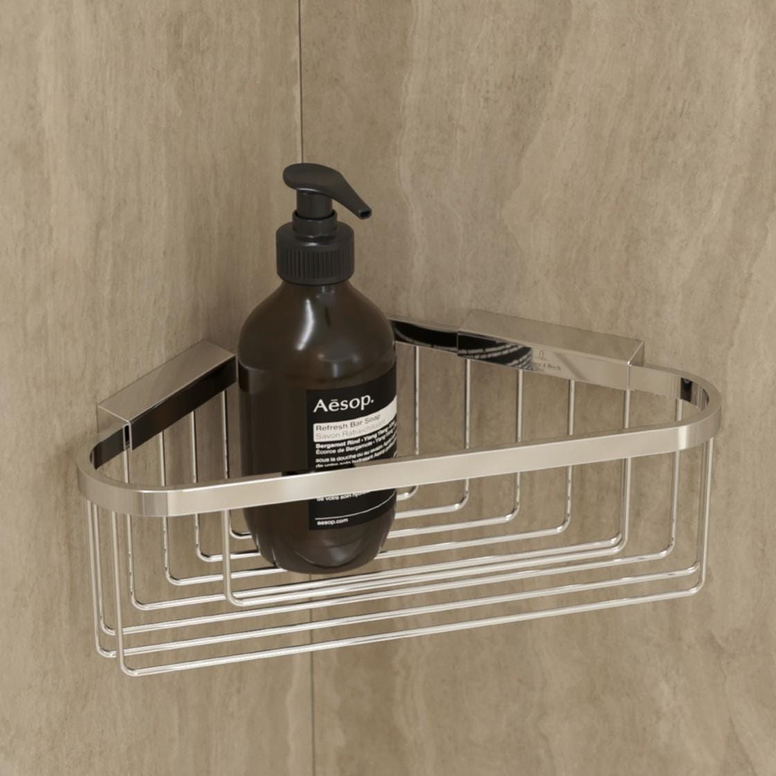 Villeroy & Boch Basket Chrome Villeroy & Boch Elements - Tender Corner Wire Shower Basket