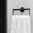 Smedbo Towel Rails and Rings Matt Black Smedbo Dot Self-Adhesive Towel Ring