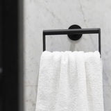 Smedbo Towel Rails and Rings Matt Black Smedbo Dot Self-Adhesive Towel Ring