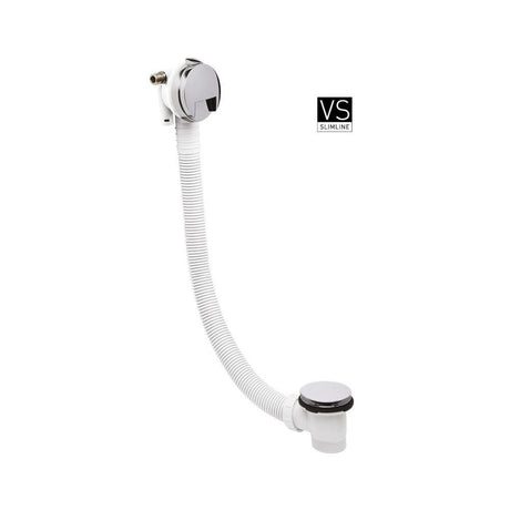 Crosswater Crosswater Bath Click Clack Waste With Slimline Filler in Chrome