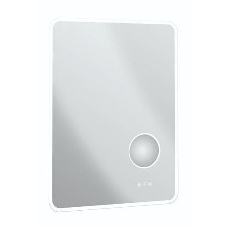 Crosswater Illuminated Mirror Crosswater Svelte Illuminated LED Mirror with Magnifier 600 x 800mm