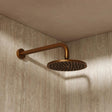 Crosswater Fixed Shower Head Brushed Bronze Crosswater MPRO 200mm Round Fixed Shower Head