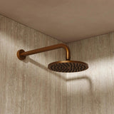 Crosswater Fixed Shower Head Brushed Bronze Crosswater MPRO 200mm Round Fixed Shower Head
