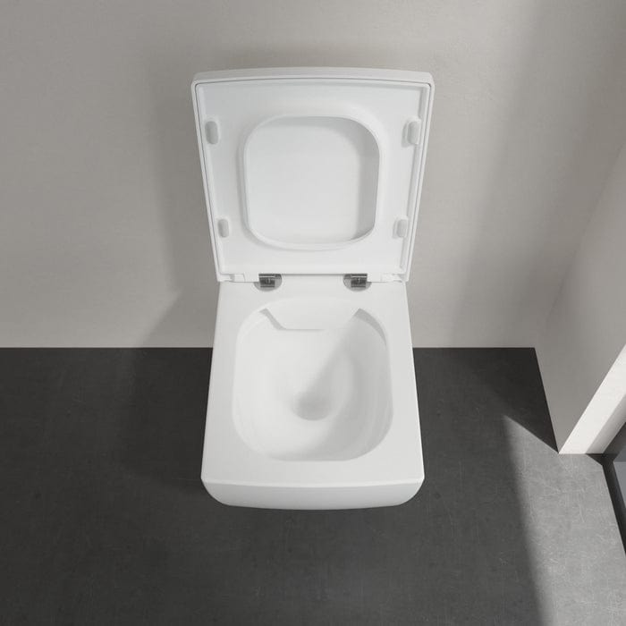 Villeroy & Boch Toilet Seat Villeroy & Boch Memento 2.0 Wrapover Soft Close, Quick Release Toilet Seat in White Alpin