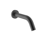 Crosswater Infrared Tap Crosswater MPRO Sensor Wall Mounted 220mm Basin Spout in Matt Black