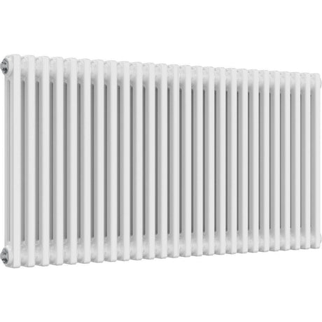Aquarius Bathrooms Column Radiator 600mm x 1190mm Aquarius Foundry Horizontal 2 Column Radiator in White