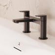 Crosswater Bath Mixer Matt Black Crosswater Drift Bath Filler Tap