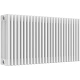 Aquarius Bathrooms Column Radiator Aquarius Foundry Horizontal 6 Column Radiator in White